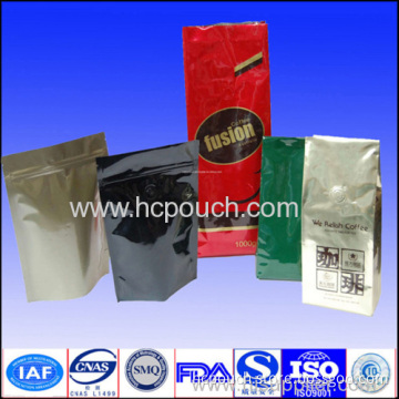 Doypack Colored Laminated Aluminum Foil Bags 